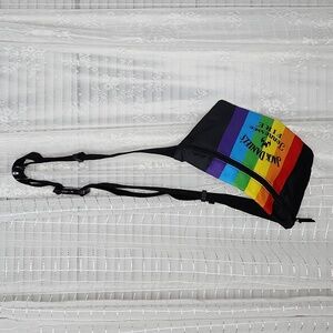 Large Jack Daniels Rainbow Pride Cross Body Bag Fanny Pack